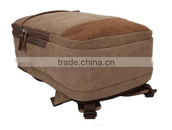 Multifunction Outdoor Waxed Canvas Backpack With Handle photo-6