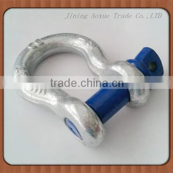 Galvanized Safe Screw Pin Bow Shackle, Crane Rigging Shackle photo-2