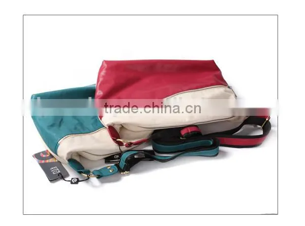 Womens Red pu Leather Messenger Bags