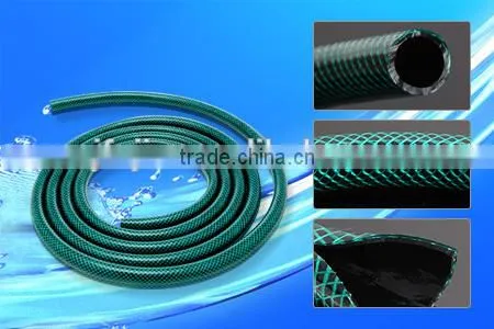 Green PVC Braided Garden Hose for Spraying photo-2