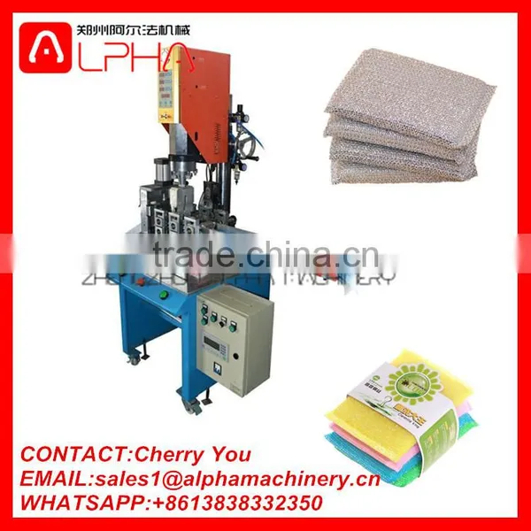 Factory Supply Sponge Scourer Pad Making Cutting Machine/ Ultrasonic Welding Machine photo-5
