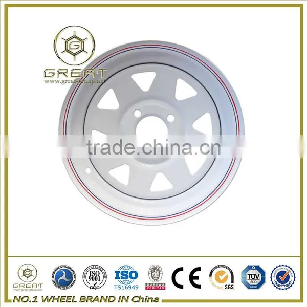 165.1 PCD Trailer Rims 16-20 Inch Steel Wheels photo-3
