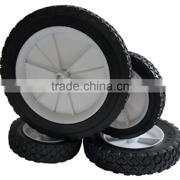 10" Rubber Wheel for Lawn Mowers/ Hand Trucks/and Yard Tractors/Semi Pneumatic photo-2