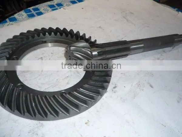 Diesel Engine Spiral Crown Gear Shank-type Spiral Bevel Pinion Tire 6.00-16 photo-2