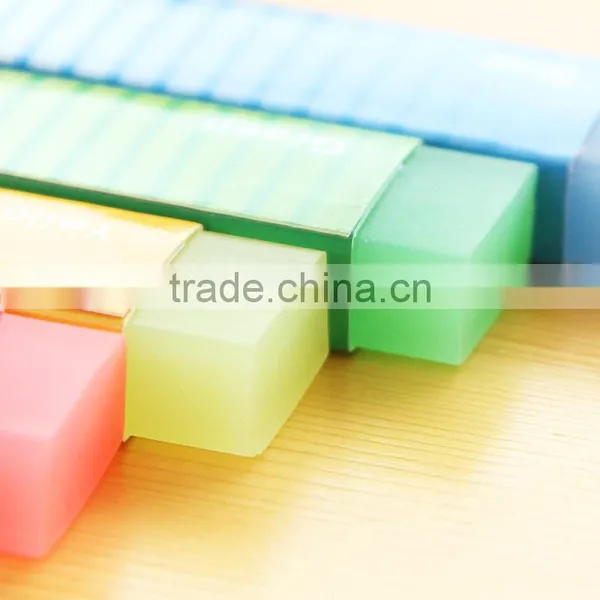 Jelly Color Translucent Eraser for Students photo-3