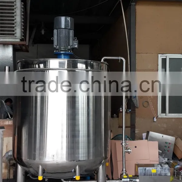Industrial Steel Jacketed Manufacturing Plant Shampoo Mixer photo-4