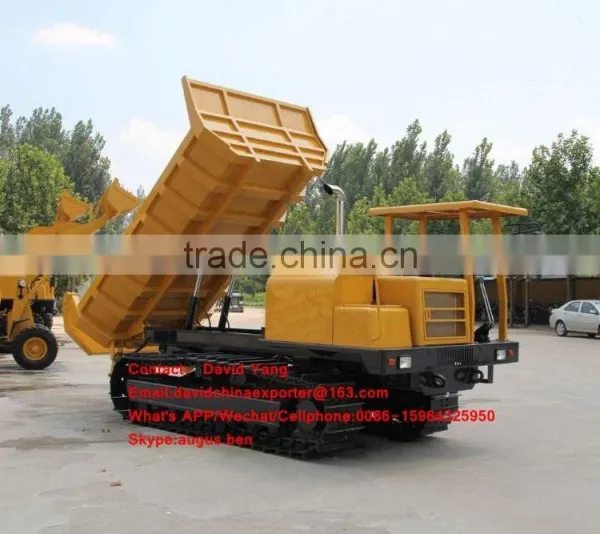 6tons Crawler Dumper Tracked Carrier in Stock photo-3