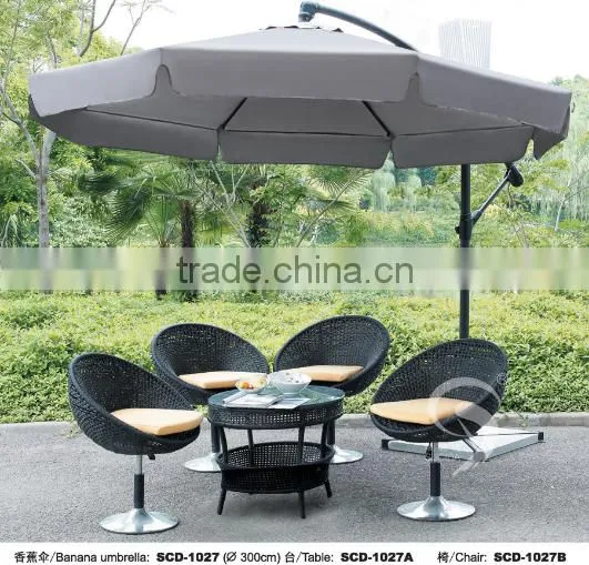 Outdoor Furniture Garden Stainless Steel Umbrella Poolside Umbrella photo-2