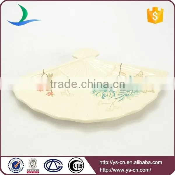 Funny White Stoneware Decorative Plate for House photo-4