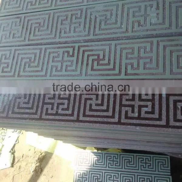 Engrave Ocean Red Granite Tile photo-2