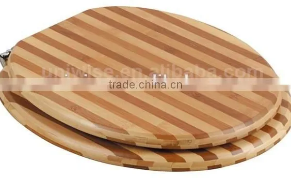 Cheap Price Carbonized/Natural/Stripes Bamboo Toilet Seat, Bamboo Toilet Seat,Carbonized Natural Dark/Light Bamboo Toilet Seat photo-2