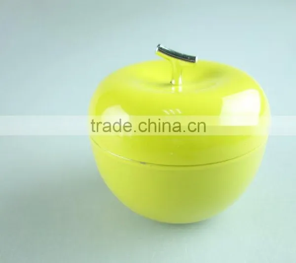 4 Pcs Apple Style Stainless Steel Salt and Pepper Shaker Whit Clourful photo-2