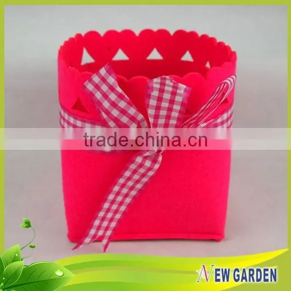 Hand Made Beautiful Fany Artificial Flower Basket Decoration photo-4