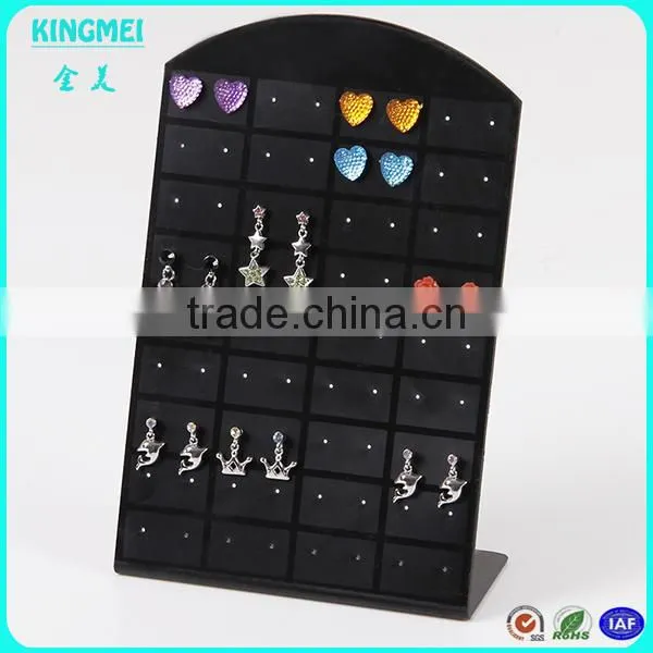 Hot New Products for 2015 3 Layers L-shaped Acrylic Jewelry Display Stand for Many Earrings photo-5