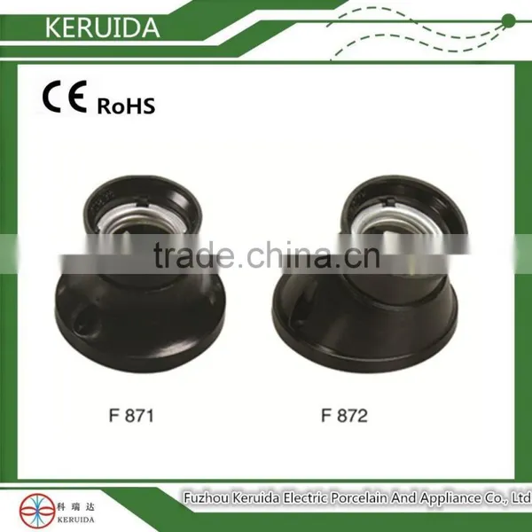 E27 Screw Bakelite Fluorescent Lamp Socket/plastic Bulb Holder photo-3