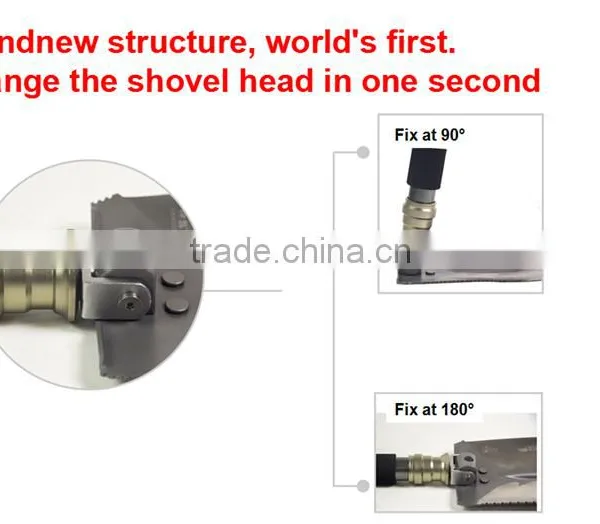 Rescue Knife Shovel Self-driving Emergency Shovel Auto Parts Offroad Shovel Military Pick photo-2
