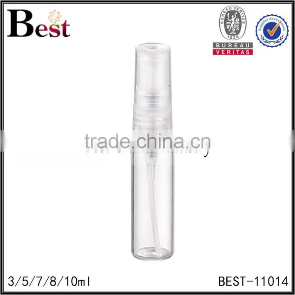 Wholesale Cosmetic Packaging 3ml 5ml 10ml Clear Bottle Glass Perfume Personal Care Plastic Cap Spray Bottle for Perfume photo-3