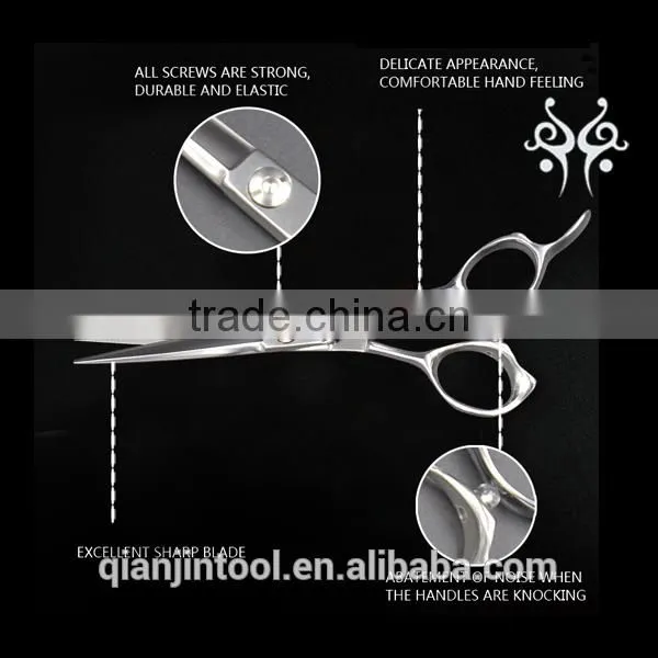QJ-JC100 Professional Salon Hair Scissors Stainless Steel High Quality Hair Scissors photo-6