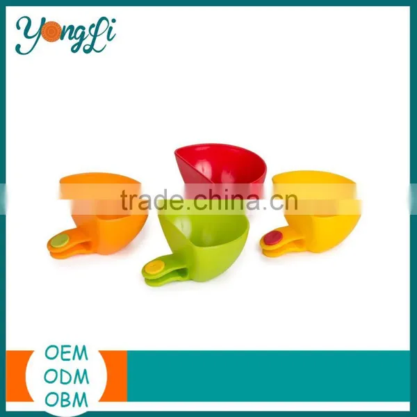 Clip-on Dip Holders Tomato Sauce Salt Vinegar Sugar Flavor Spices Plate Bowl Container Dish photo-2