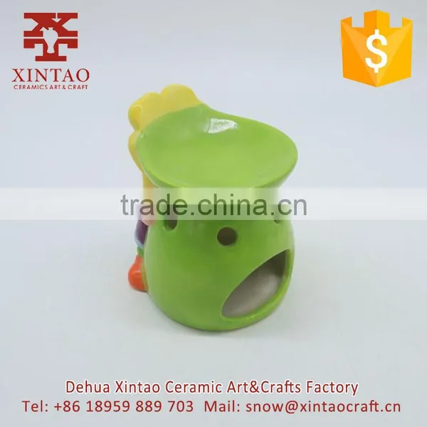 Factory Made Sunflower Embossed Design Ceramic Incense Burner photo-2