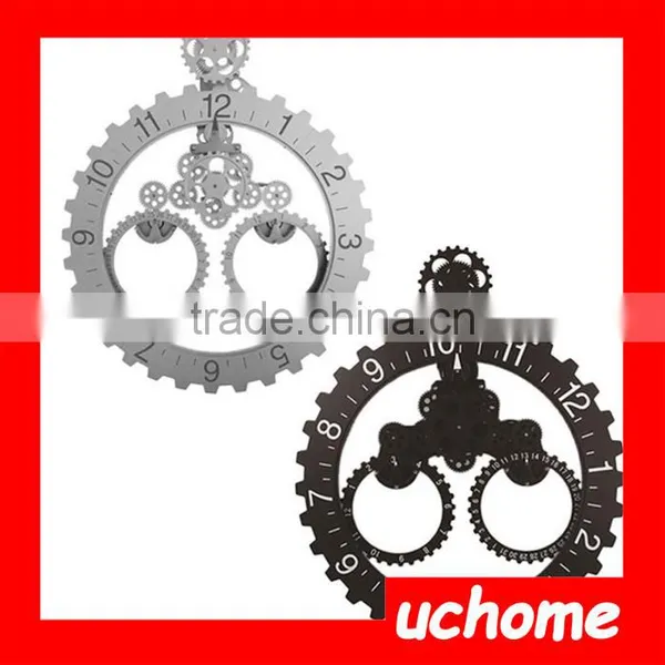 UCHOME 2016 Factory Wholesale Gear Wheel Clock Promotion photo-3
