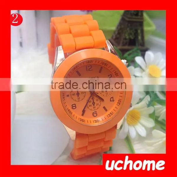 UCHOME 2017 New Design, Clolourful, Women Watch, Geneva Silicon Watch. Korea Watch photo-5