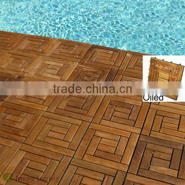 Free DIY Decking Tile Dark Carbonized Color Made From Strand Woven Bamboo -KE-OS0824 photo-2