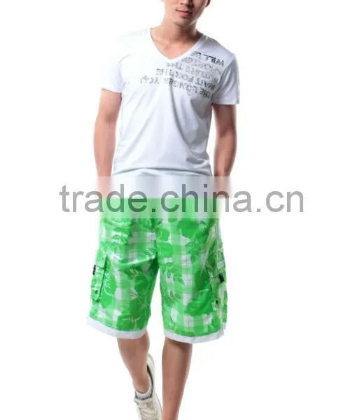Wholesale Cheap All Kinds of Color Polyester Mens Beach Shorts photo-4