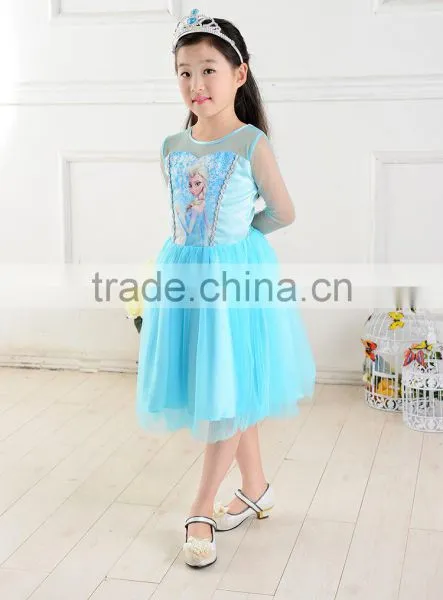 2015 New Girls Dress Cosplay Costume Dresses Kids Wedding Dress Summer Child Party Dress photo-4