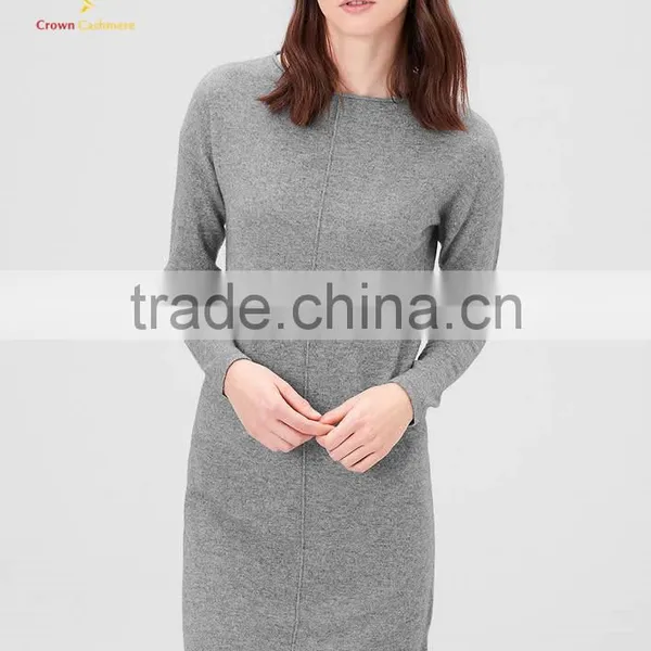 Women Knit Dress Wool 100 Cashmere Latert Fashion Dress Design photo-2