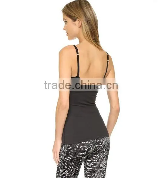Sexy OEM Slim Fit Yoga Clothes Fashion Tank Top for Women photo-3