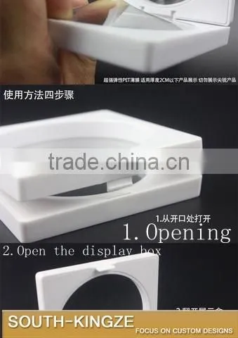 2016 New Product White ABS Square Jewelry/Earring/Bracelet/Necklace Display Frame photo-2