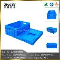 Wholesale Plastic Material Folding Crates for Logistics photo-3