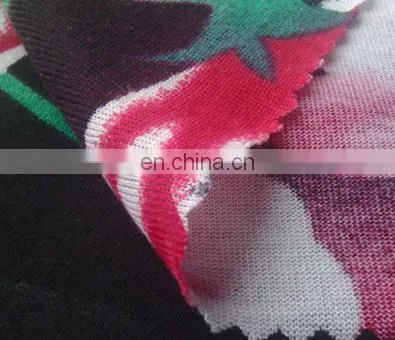 Shaoxing Winfar Single Jersey Knitting Cupra Spandex Printed Rayon Fabric for Garment photo-5