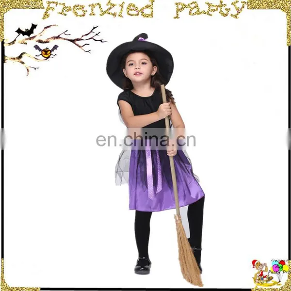 Children Girl Witch Fancy Party Halloween Costume FGCC-0156 photo-3