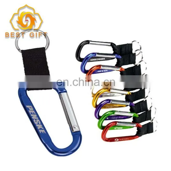 Custom High Quality Ribbon Clip Carabiner For Outsports photo-2