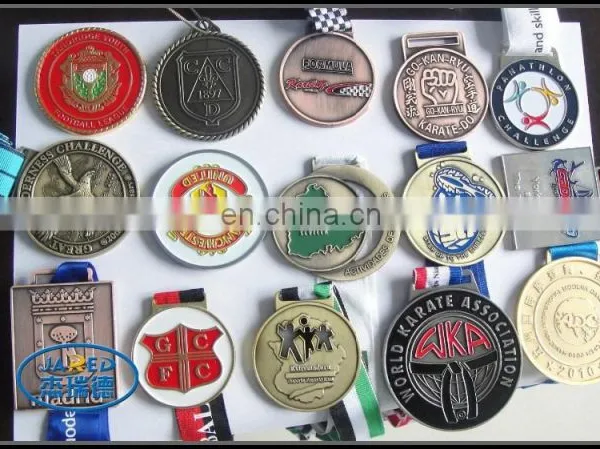 2015 Free Sample Plated Custom Metal Medal/ Award Medal/ Gold Medal photo-2