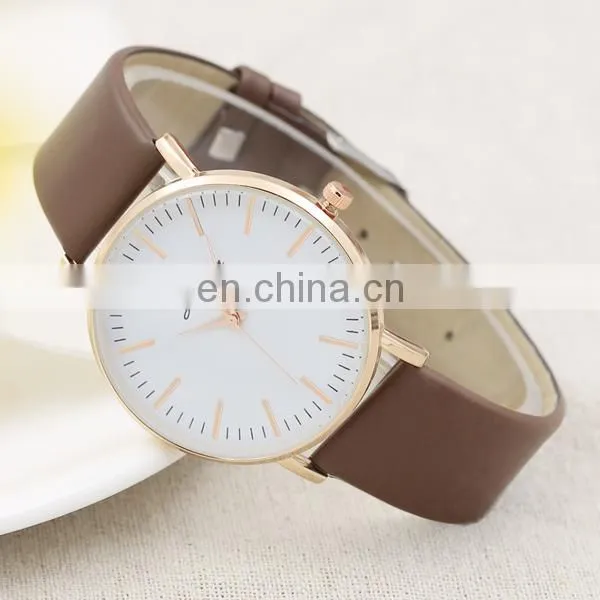 Popular Leather Watch Wrist Watch Couple Geneva Watch photo-5