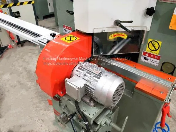 0.37KW Double Head Angle Cutting Machine For Aluminum Wood photo-4