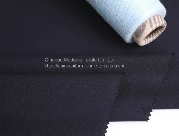 High Quality Plain Weave Polyester Viscose TR Suiting Fabric photo-2