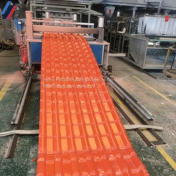 Factory 3mm Synthetic Resin Roof Tile 1050mm Wide ASA Coated Waterproof PVC Corrugated Roof Tiles photo-4