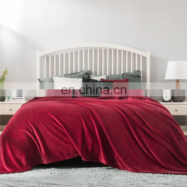 Fluffy Super Cozy 100% Polyester King Queen Size Flannel Fleece Blanket photo-6