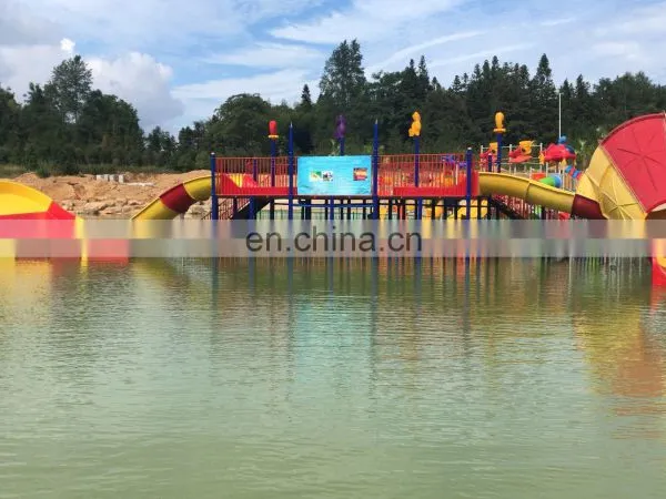 2019 Fiberglass Water Slide Factory Kids Adults Water Park Equipment Aqua Water Rides for JMQ-18169A photo-7