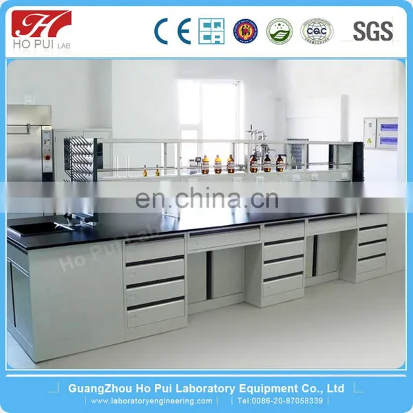 Laboratory Steel Wood Lab Central Bench /island Bench /lab Island Table for Lab Furniture photo-2