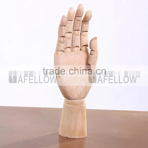 Glove Jewelry Display Flexible Wood Mannequin Hand for Sale photo-2