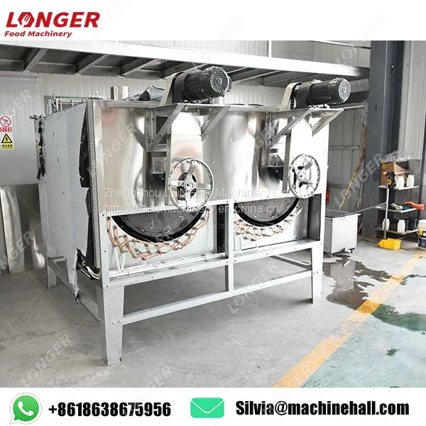 High Quality Cashew Drum Roaster Cashew Nut Roaster Machine Price photo-4