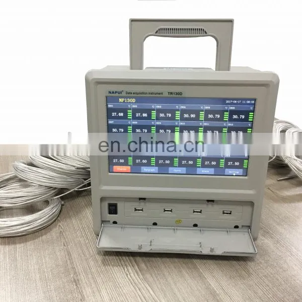 Paperless Data LoggerIndustrial Multi Channel Pt100 Thermocouple Digital Paperless Temperature Chart Recorder With RS485 Modbus photo-4