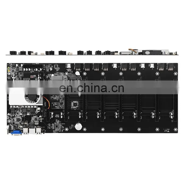 8 Gpu T37 8gpu Motherboard 8 Pcie Intel847 1037u Ddr3 Onboard Processor Mainboard Support Rtx 3070 3080 3090 Gpu photo-4