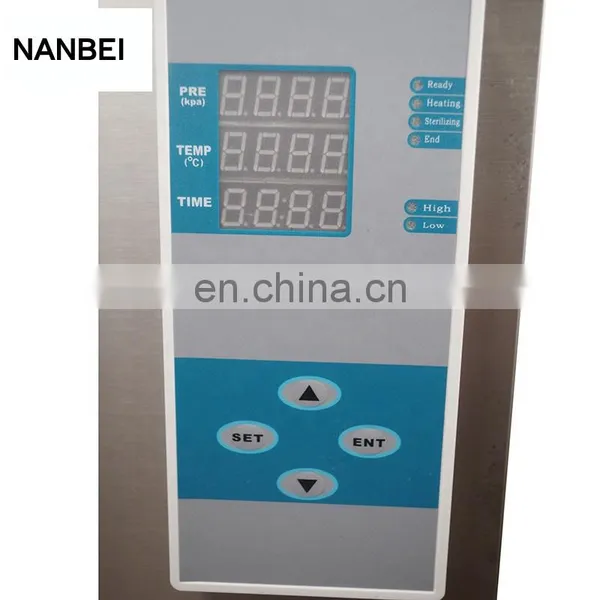 50l 100l Stainless Steel Desktop Vertical Pressure Steam Sterilizer photo-3