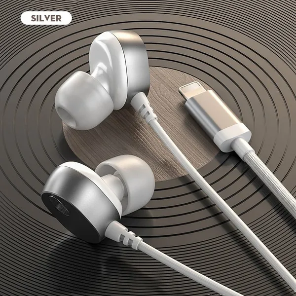 For Apple Mfi Certified Headphone With Lighting Connector 8 Pin In-ear Wired Headset for Iphone 12/12Pro photo-4